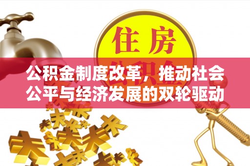 卧龙公积金制度改革，推动社会公平与经济发展的双轮驱动