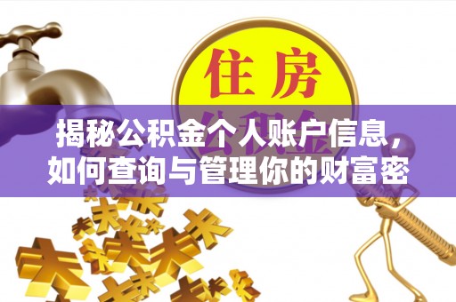 卧龙揭秘公积金个人账户信息，如何查询与管理你的财富密码