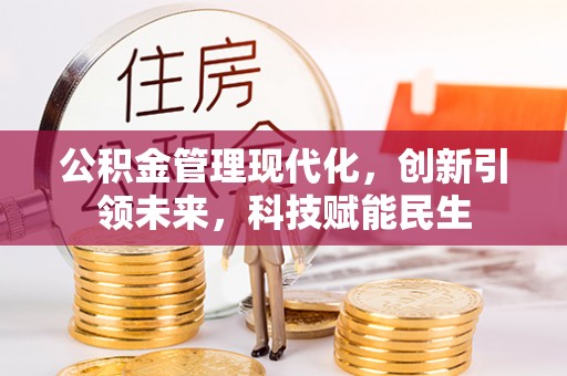 卧龙公积金管理现代化，创新引领未来，科技赋能民生